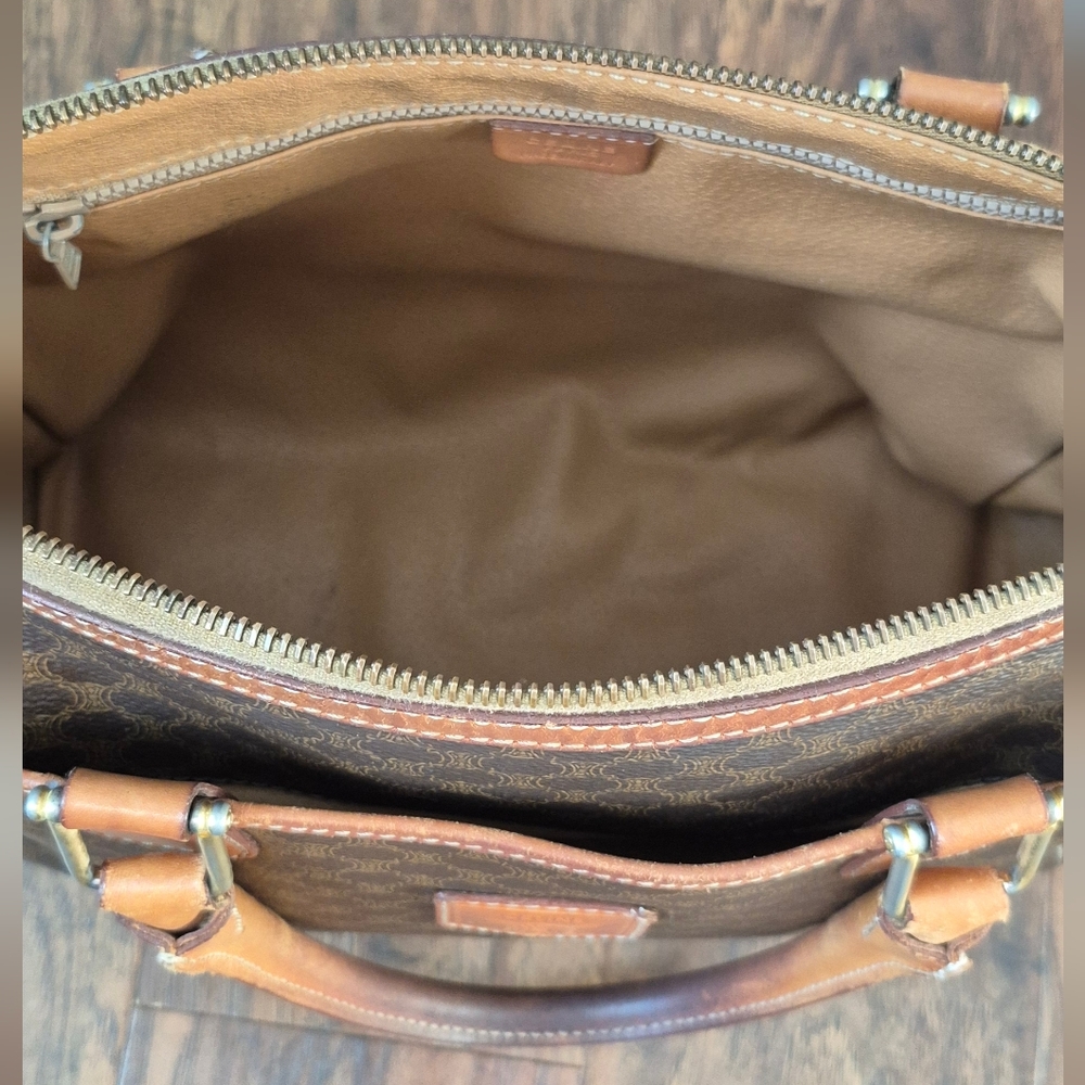 Celine Macadam Boston Bag M92 Vintage. AUTHENTIC - Picture 12 of 16